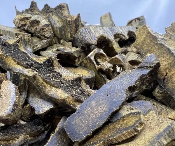 白奇车珠料 (1) White Kynam Agarwood (bead fragments)