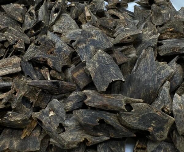 Black Jade Iron-Textured Black Kyara Oud Chunks